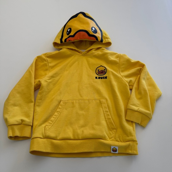B. Duck-Kids Yellow Duck Hoodie-Size 6 - Picture 1 of 11